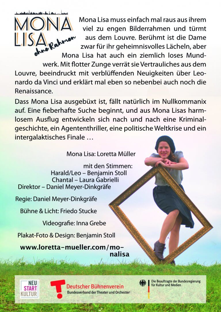 Mona Lisa ohne Rahmen - mit Loretta Müller im Altstadttheater Köpenick